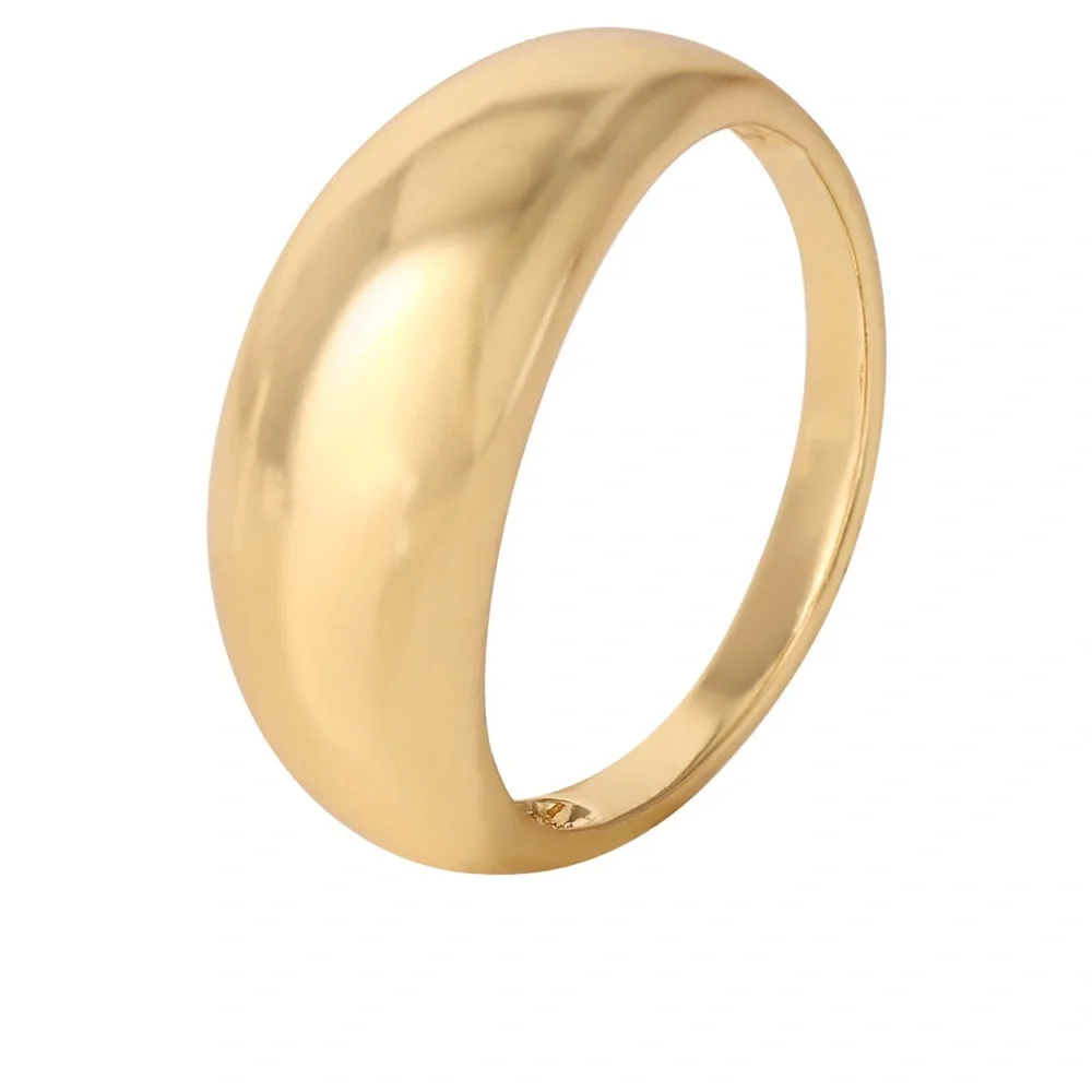 ✨🌿Jessica Simpson 14Karat Gold Plated Dome Ring